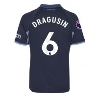 Camisa de Futebol Tottenham Hotspur Radu Dragusin #6 Equipamento Secundário 2023-24 Manga Curta